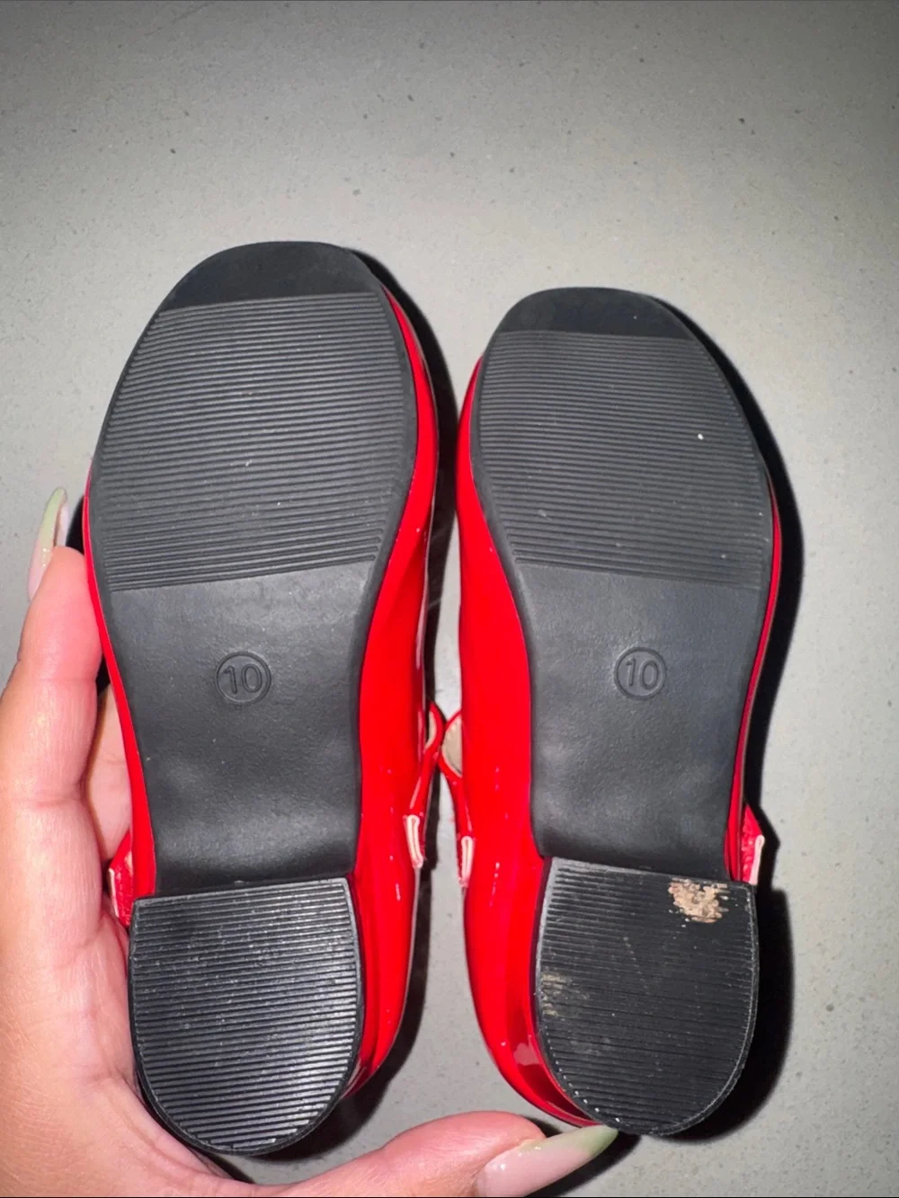 Girls Red Patent Mary Jane Dress Shoes
